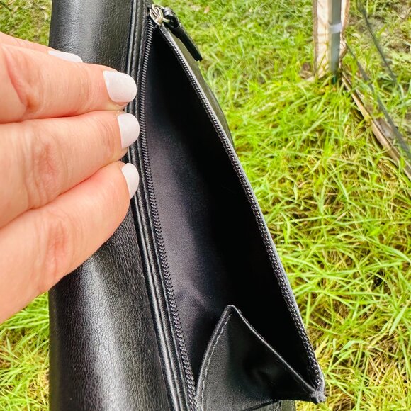 Vintage Coach Black Leather Soho Buckle Large Wallet - Picture 9 of 16